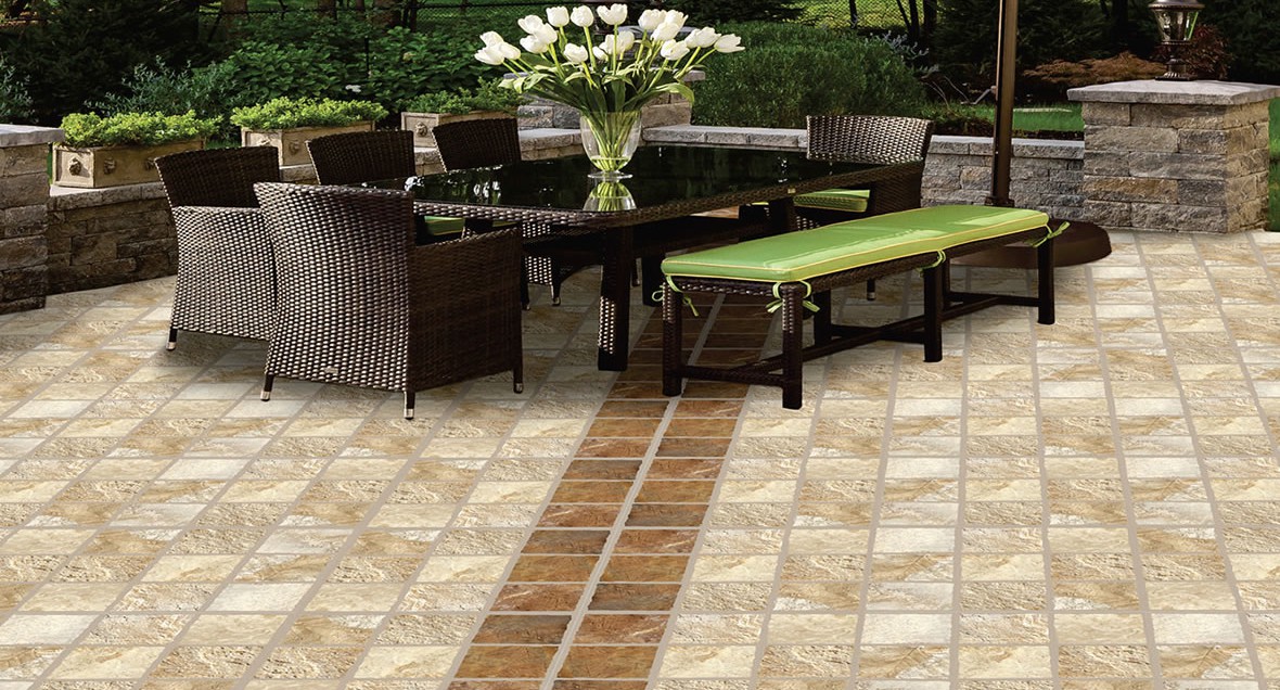 Polaganje keramike na terasah